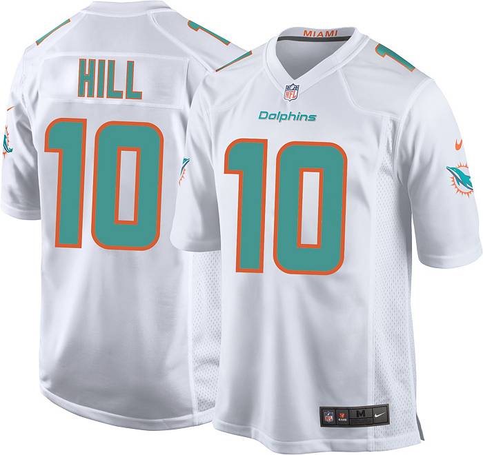 Nike Youth Miami Dolphins Tyreek Hill #10 White Game Jersey