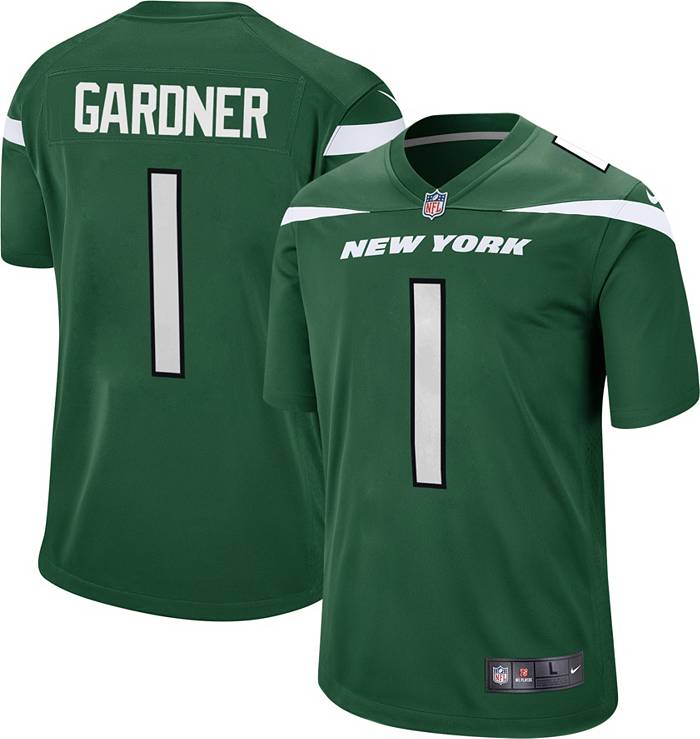 Nike Youth New York Jets Ahmad ''Sauce'' Gardner #1 Green Game