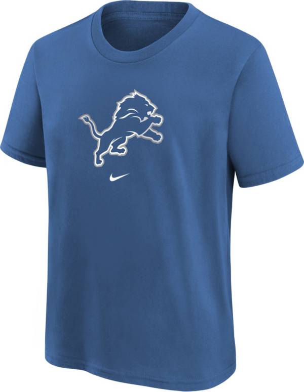 Nike Youth Detroit Lions Logo Blue Cotton T-Shirt product image