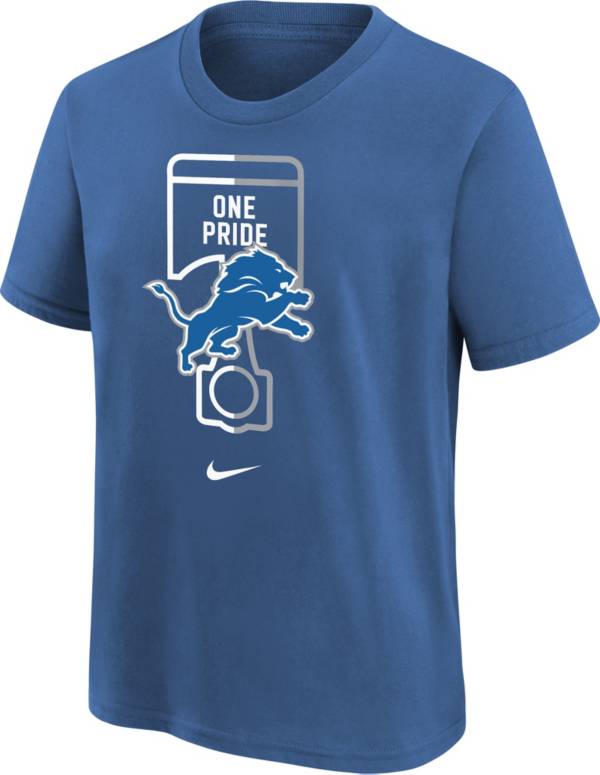Nike Youth Detroit Lions Team Local Blue Cotton T-Shirt product image