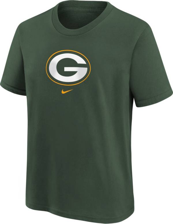 Nike Youth Green Bay Packers Logo Green Cotton T Shirt Dick s