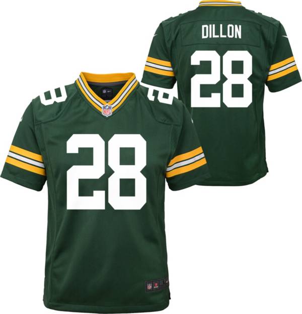 Nike Youth Green Bay Packers A.J. Dillon 28 Green Game Jersey