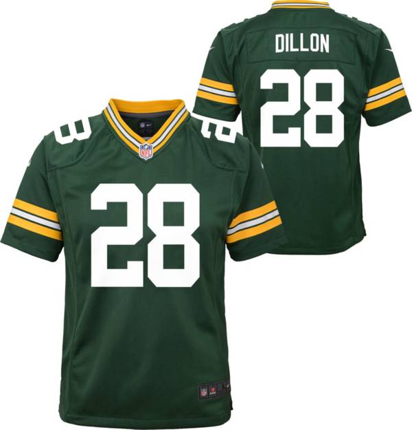 Nike Youth Green Bay Packers A.J. Dillon #28 Green Game Jersey product image