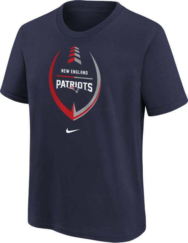 Nike Youth New England Patriots Icon Navy T-Shirt product image