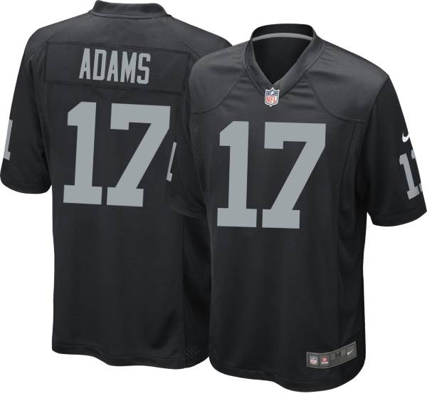 Nike Youth Las Vegas Raiders Davante Adams #17 Black Game Jersey