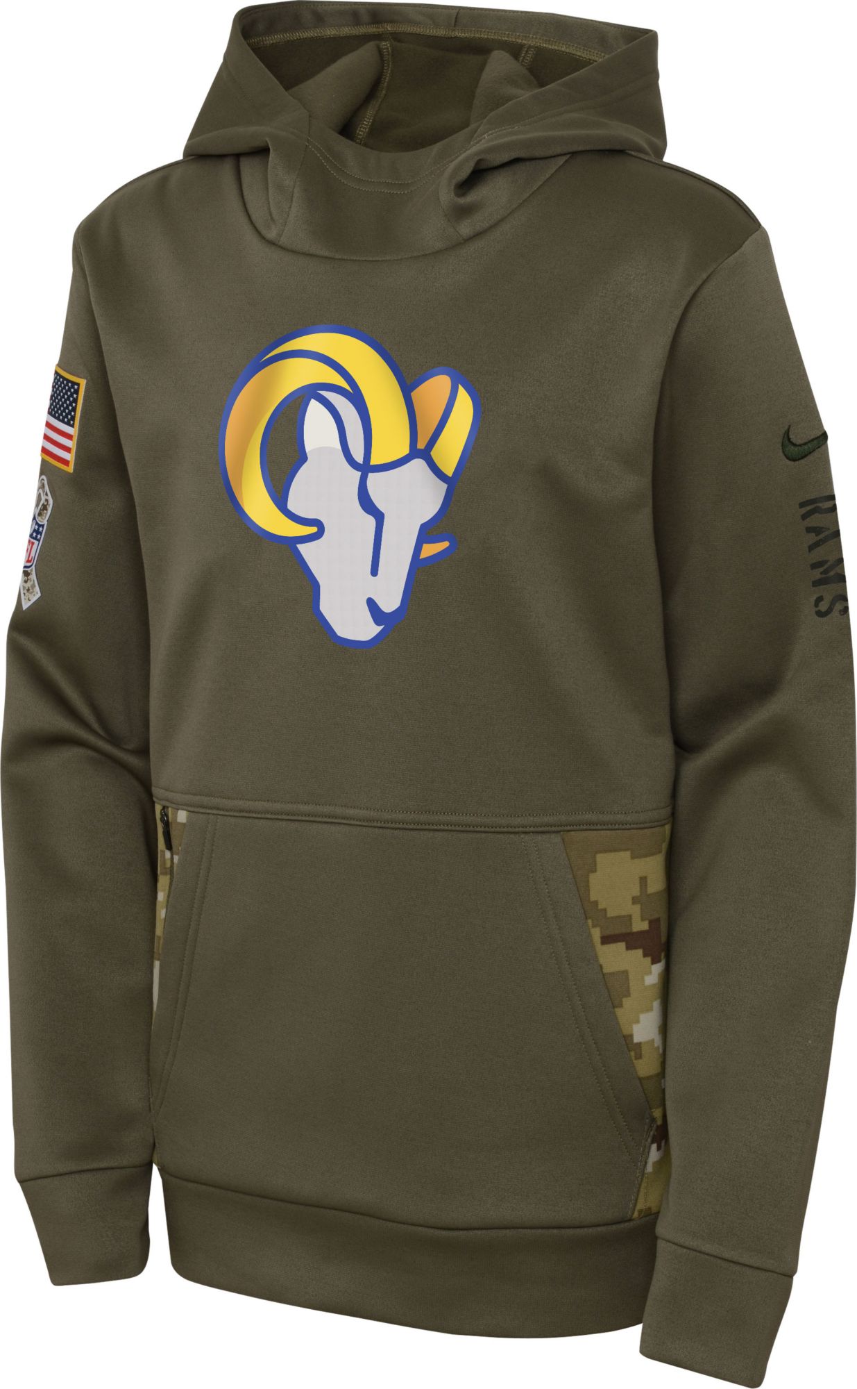 rams salute to service hoodie