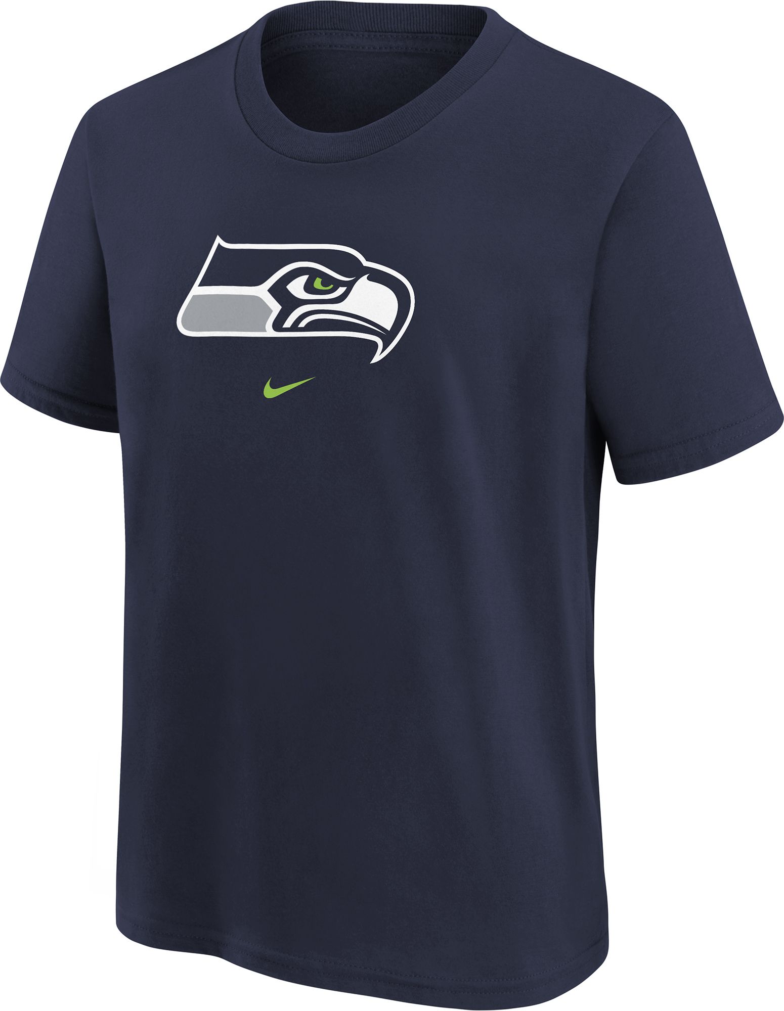 Nike Youth Seattle Seahawks Logo Navy Cotton T-Shirt product image