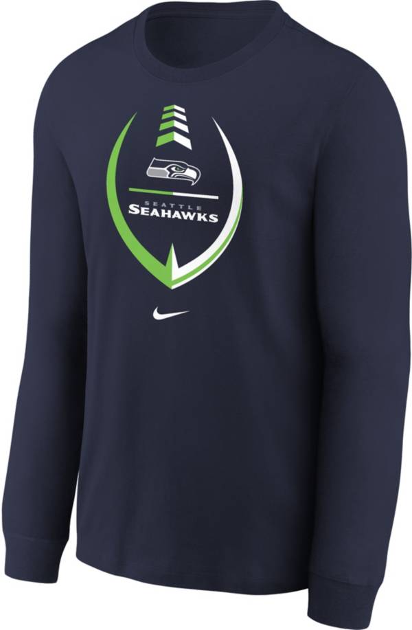 Nike Youth Seattle Seahawks Logo Navy Cotton T-Shirt product image