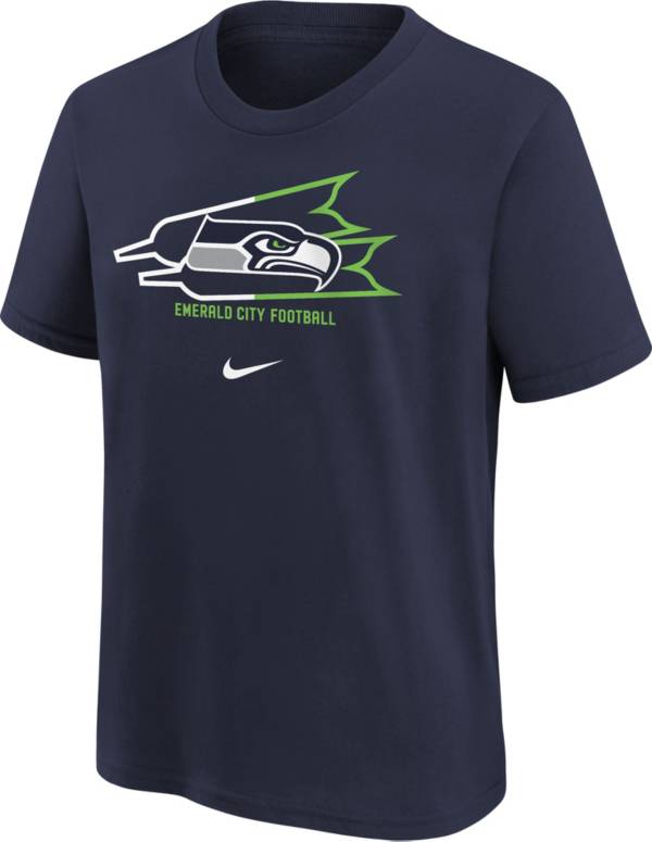 Nike Youth Seattle Seahawks Team Local Navy Cotton T-Shirt product image