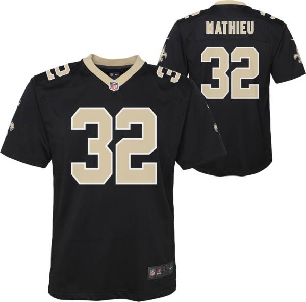 Nike Youth New Orleans Saints Tyrann Mathieu #32 Black Game Jersey product image
