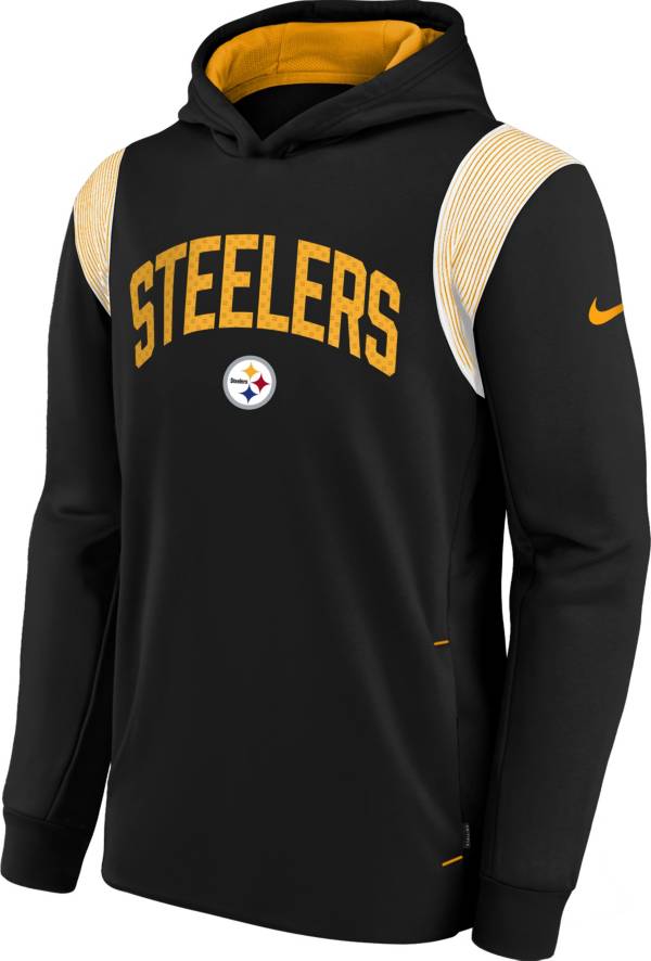 Nike Youth Pittsburgh Steelers Sideline Therma-FIT Black Pullover Hoodie product image