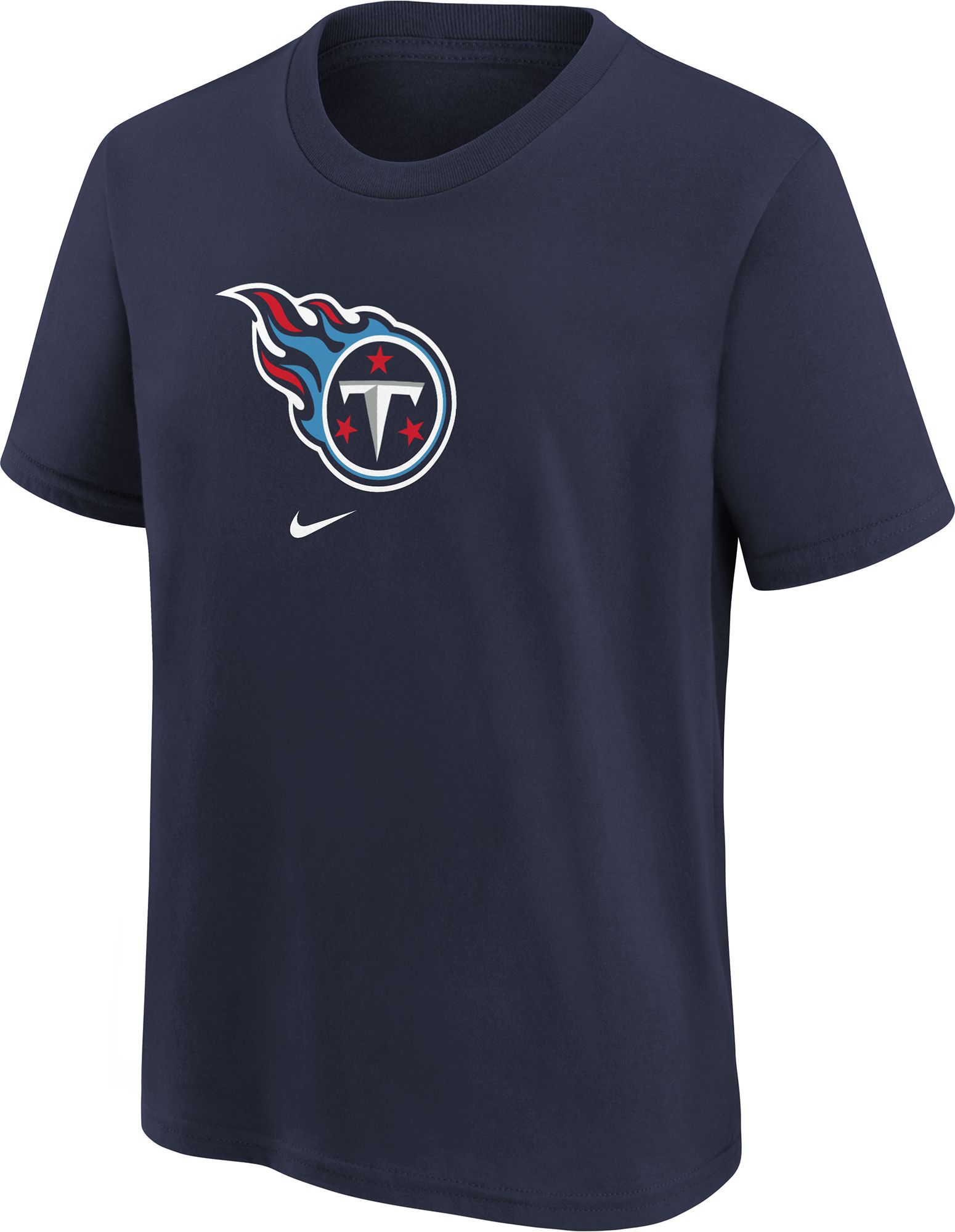 Nike Youth Tennessee Titans Logo Navy Cotton T-Shirt product image