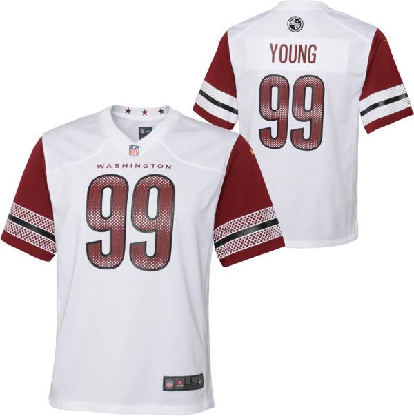 Nike Youth Washington Commanders Chase Young #99 White Game Jersey