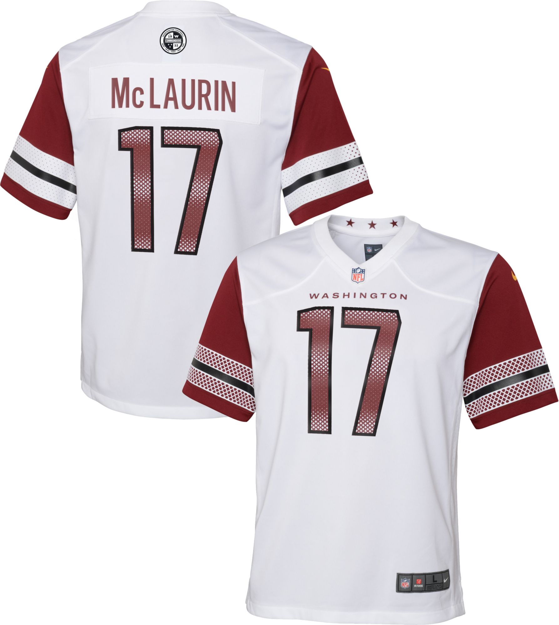 Nike Washington Football Team No17 Terry McLaurin Gray Women's Stitched NFL Limited Inverted Legend 100th Season Jersey