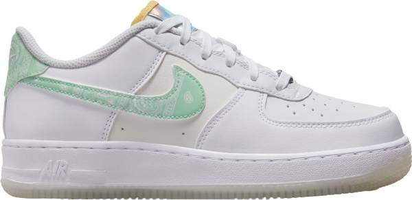 boys grade school white air force 1