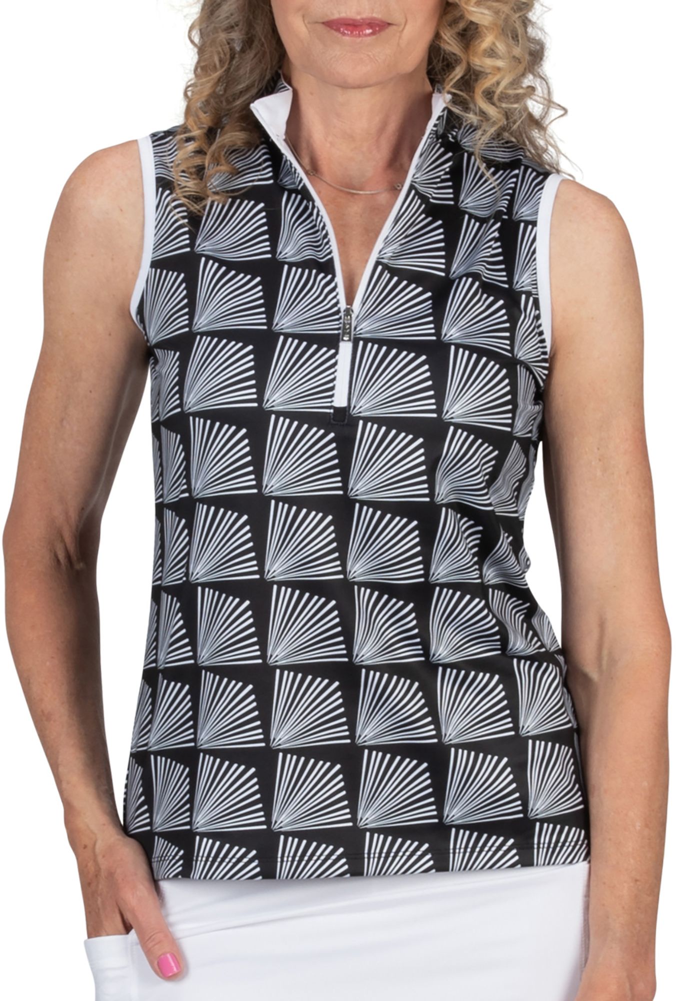 Nancy Lopez Women's Fanny Sleeveless Golf Polo product image