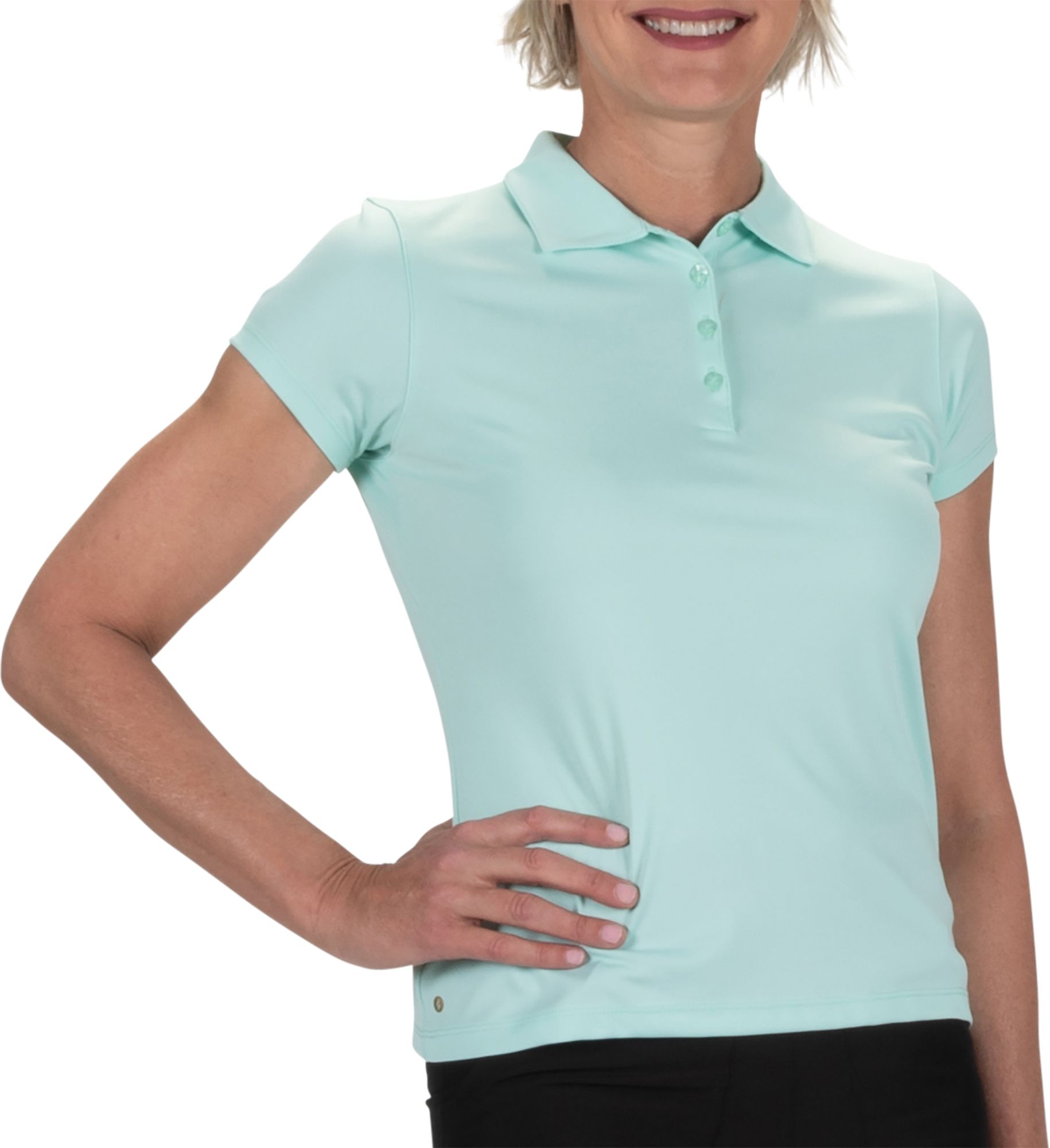 Nancy Lopez Women's Legacy Solid Short Sleeve Golf Polo product image