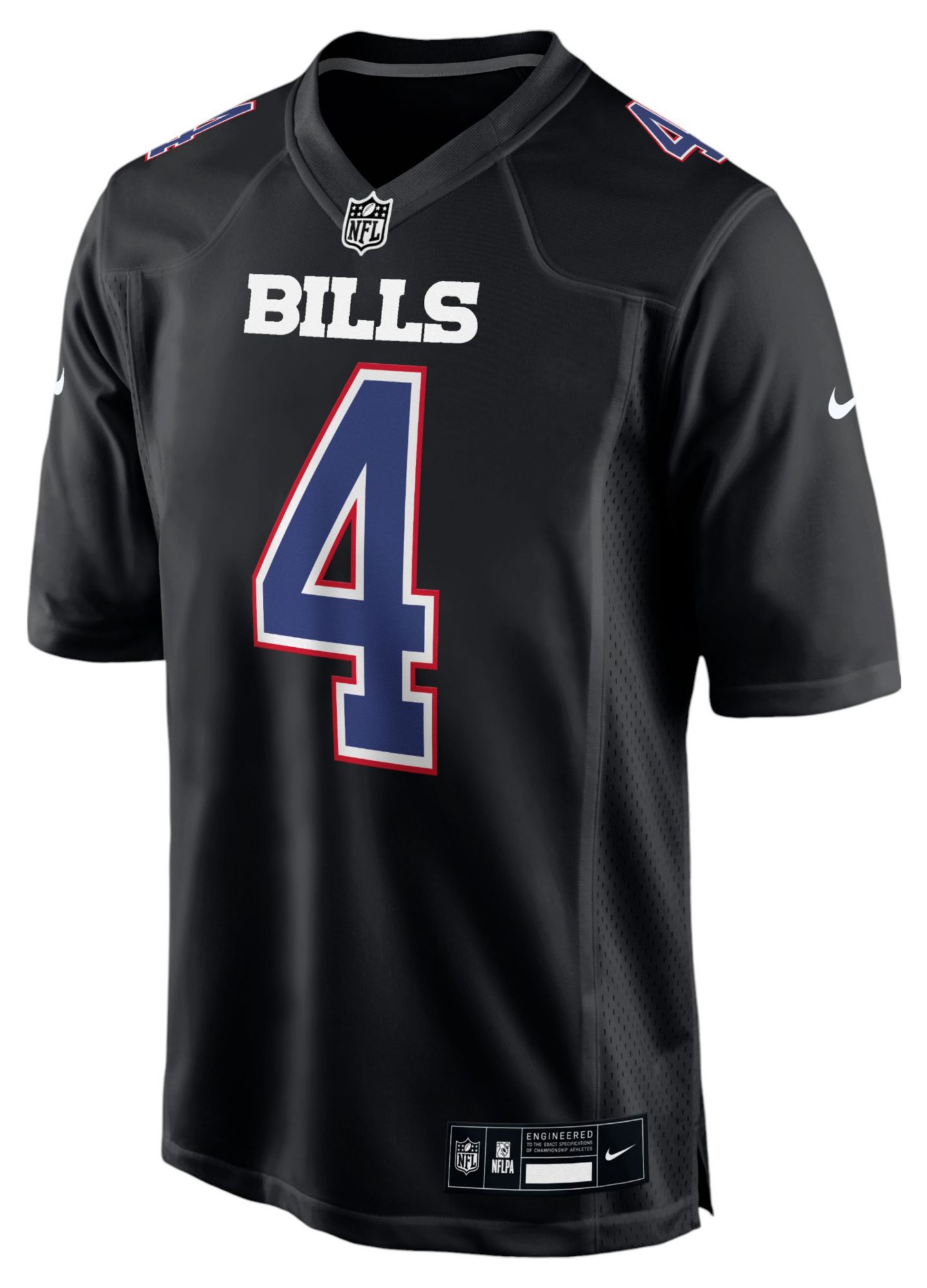 Nike Men's Buffalo Bills James Cook #4 Black Game Jersey Dick's