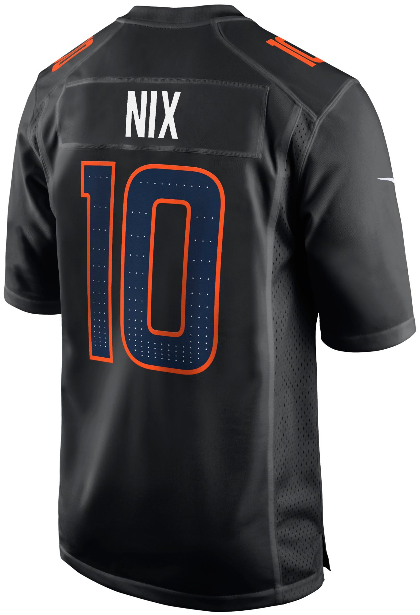 Nike Men's Denver Broncos Bo Nix #10 Black Game Jersey product image