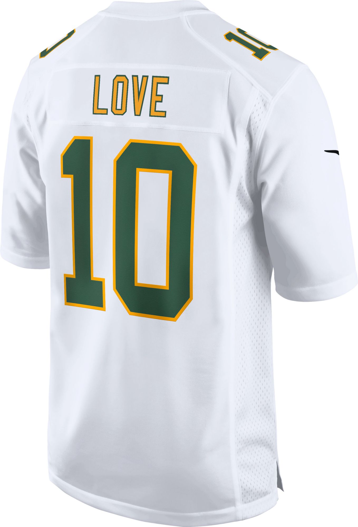 Nike Men's Green Bay Packers Jordan Love #10 White Game Jersey