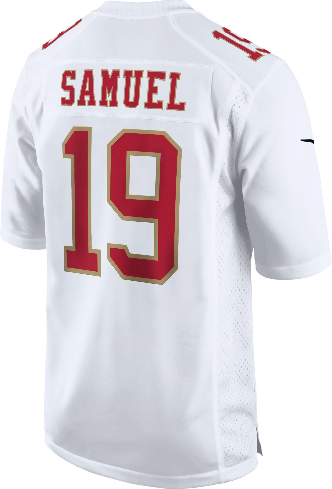Nike San Francisco 49ers No19 Deebo Samuel Men's Olive Gold 2019 Salute to Service NFL 100 Limited Jersey