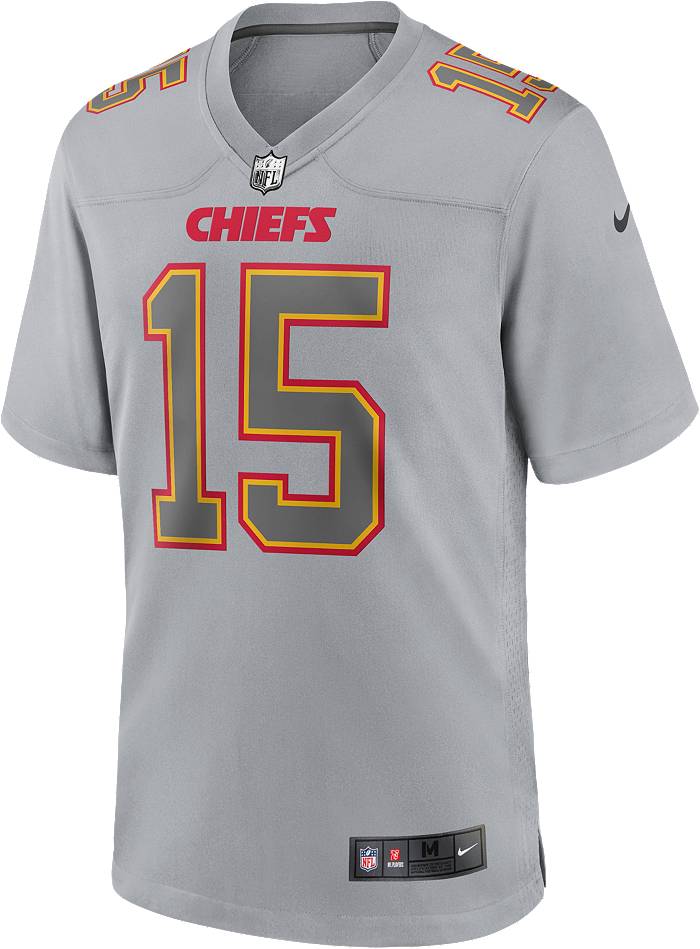 Nike Men's Kansas City Chiefs Patrick Mahomes #15 Atmosphere Grey