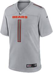 Nike Men's Chicago Bears Justin Fields #1 Atmosphere Grey Game Jersey product image