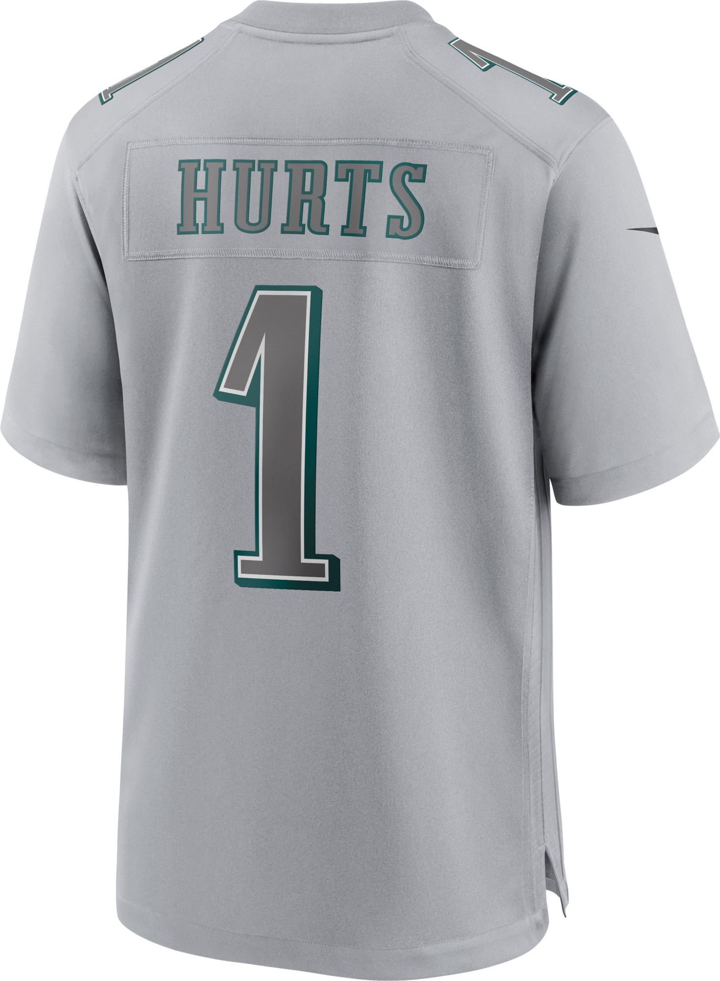 Nike Men's Philadelphia Eagles Jalen Hurts #1 Atmosphere Grey Game Jersey product image