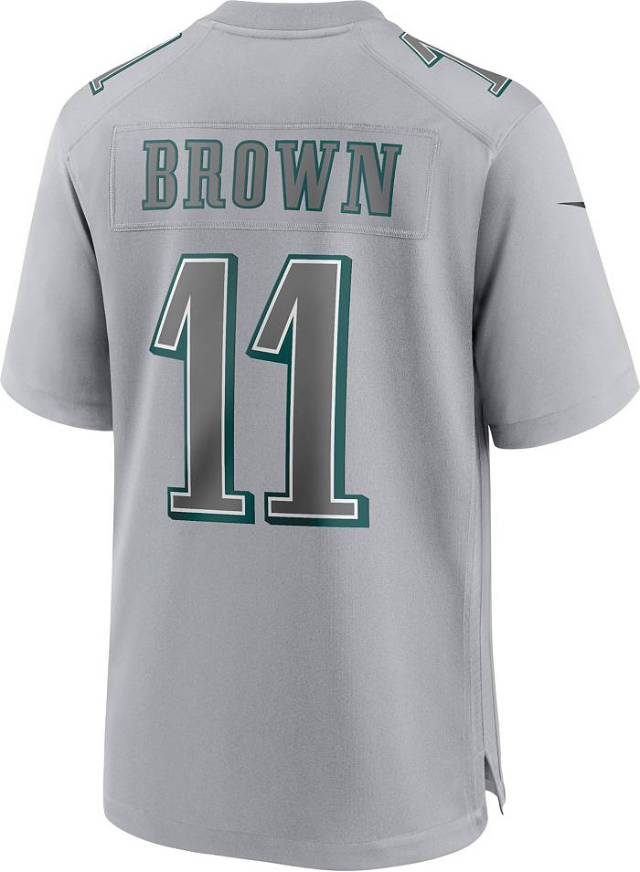 Nike Men's Philadelphia Eagles A.J. Brown #11 Atmosphere Grey Game Jersey