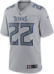 Nike Men's Tennessee Titans Derrick Henry #22 Atmosphere Grey Game Jersey