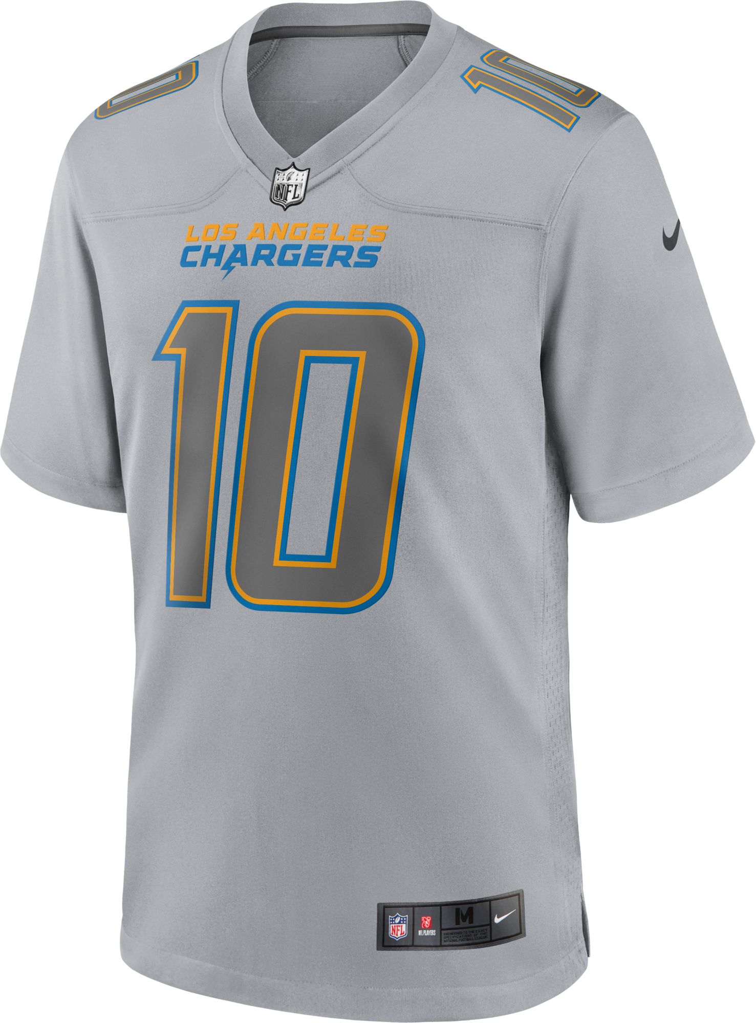 Nike Men's Los Angeles Chargers Justin Herbert #10 Atmosphere Grey Game Jersey product image