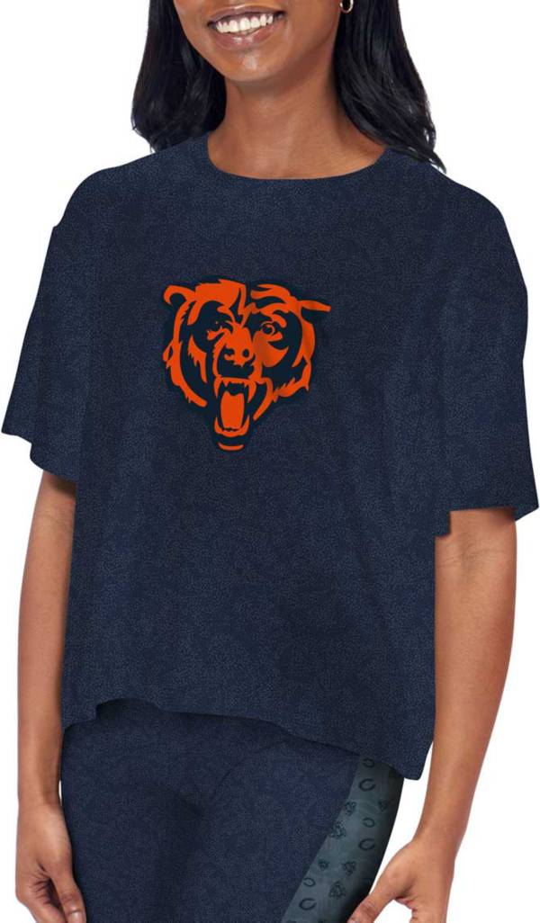 Certo Women's Chicago Bears Logo Charcoal Crop T-Shirt product image