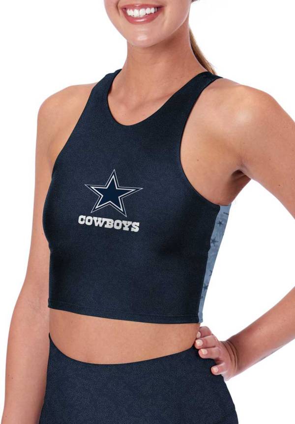 Certo Women's Dallas Cowboys Midi Charcoal/Navy Tank Bra product image
