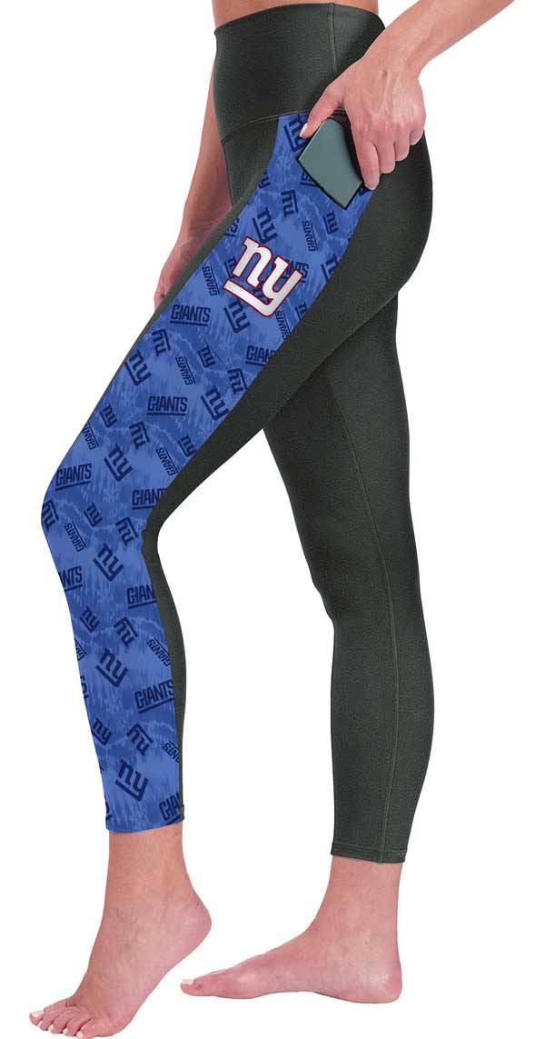 Certo Women's New York Giants Pocket Charcoal/Royal Leggings product image