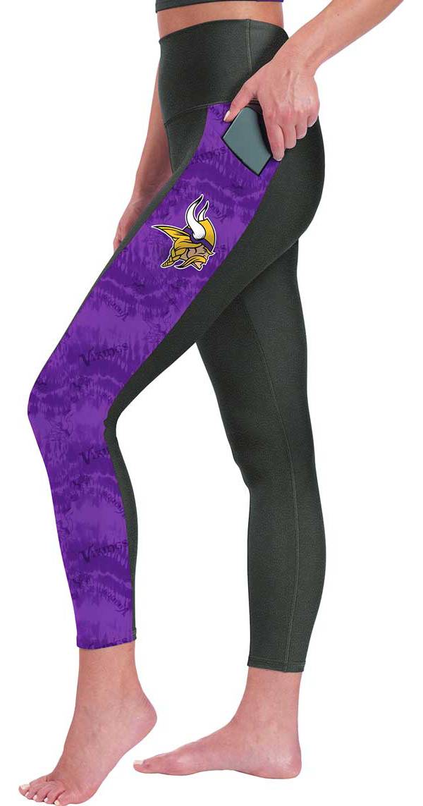 Certo Women's Minnesota Vikings Pocket Charcoal/Purple Leggings product image