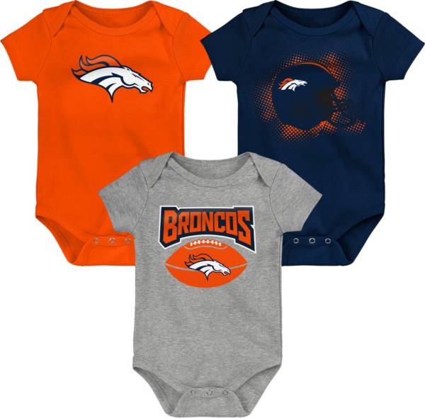 NFL Team Apparel Infant Denver Broncos Game On 3-Pack Team Color Set product image