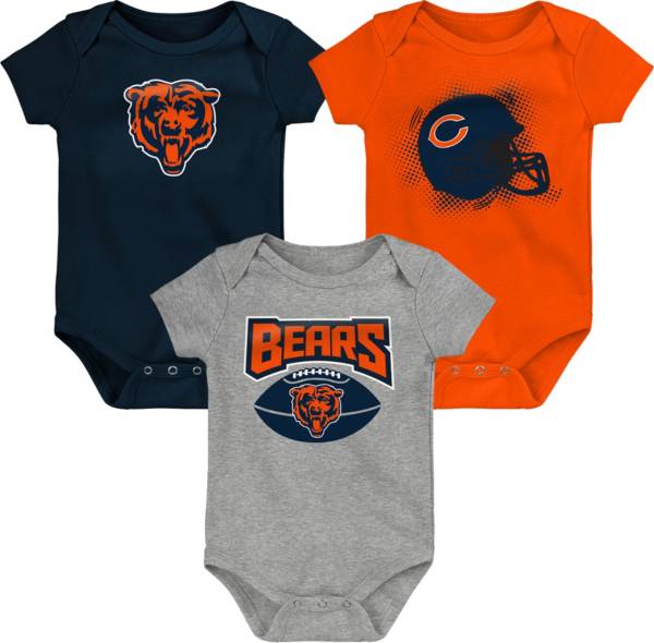 NFL Team Apparel Infant Chicago Bears Game On 3-Pack Team Color Set product image