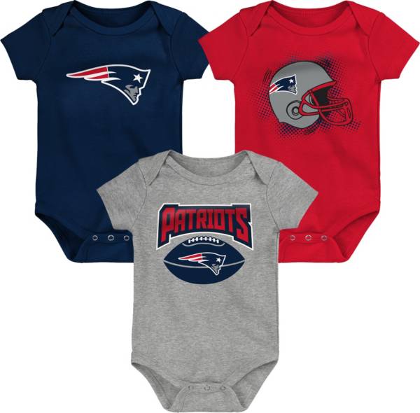 NFL Team Apparel Infant New England Patriots Game On 3-Pack Team Color Set product image