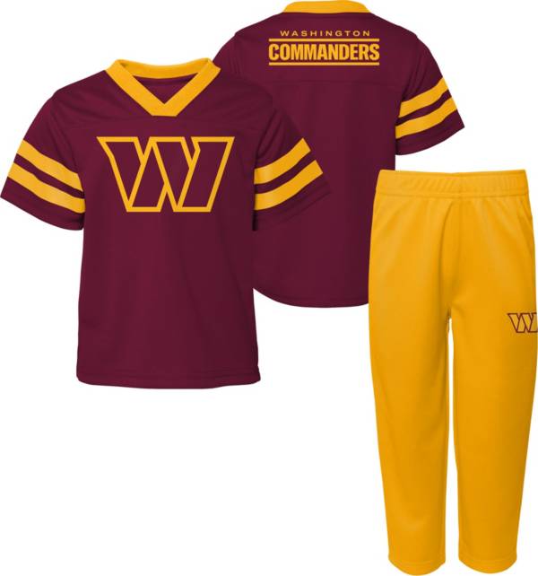 NFL Team Apparel Infant Washington Commanders Red Zone T-Shirt Set product image