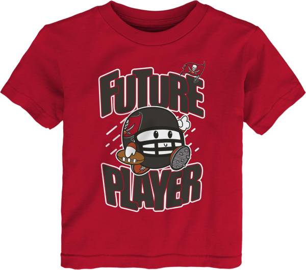 NFL Team Apparel Toddler Tampa Bay Buccaneers Poki Player Red T-Shirt product image