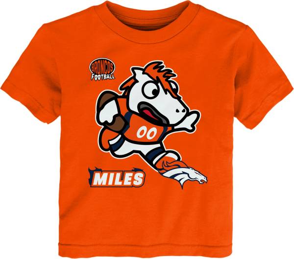NFL Team Apparel Toddler Denver Broncos Sizzle Mascot Orange T-Shirt product image