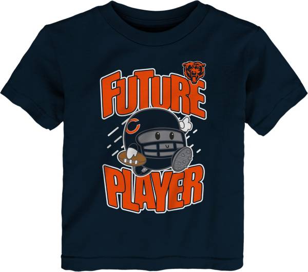 NFL Team Apparel Toddler Chicago Bears Poki Player Navy T-Shirt product image