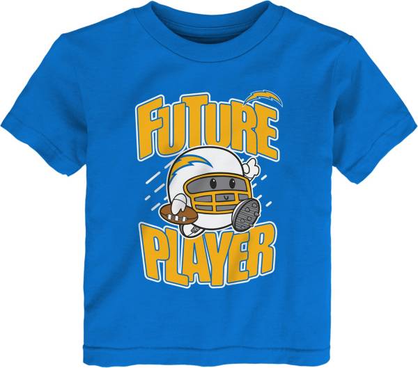 NFL Team Apparel Toddler Los Angeles Chargers Poki Player Blue T