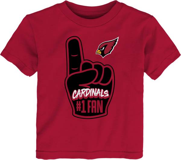 NFL Team Apparel Toddler Arizona Cardinals Hand Off Red T-Shirt product image