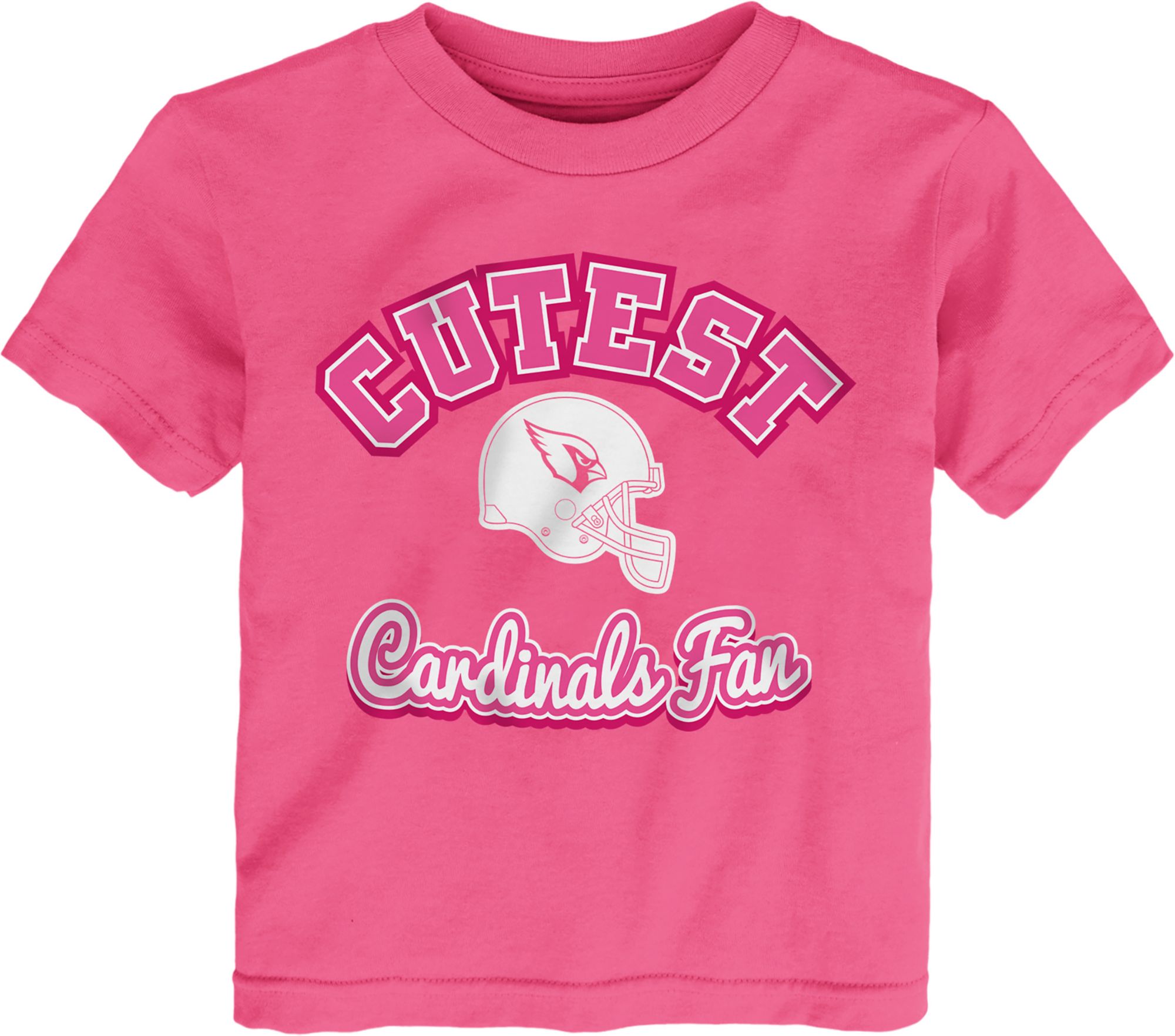 Arizona Cardinals Official NFL Apparel Kids Youth Girls Size T-Shirt New  Tags