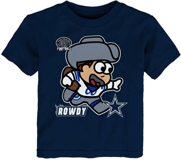 NFL Team Apparel Toddler Dallas Cowboys Sizzle Mascot Navy T-Shirt product image