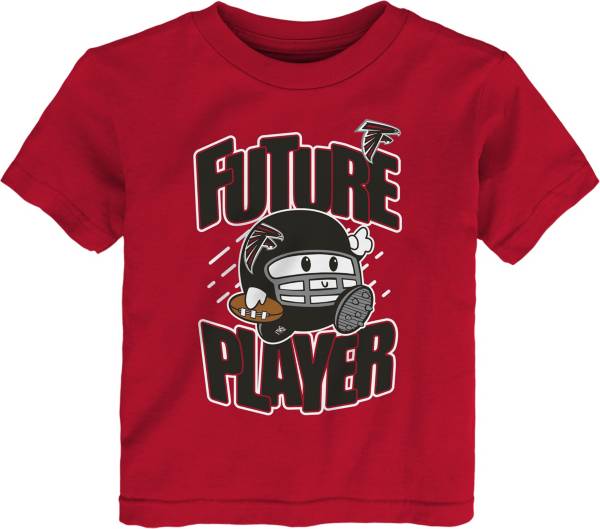 NFL Team Apparel Toddler Atlanta Falcons Poki Player Red T-Shirt product image