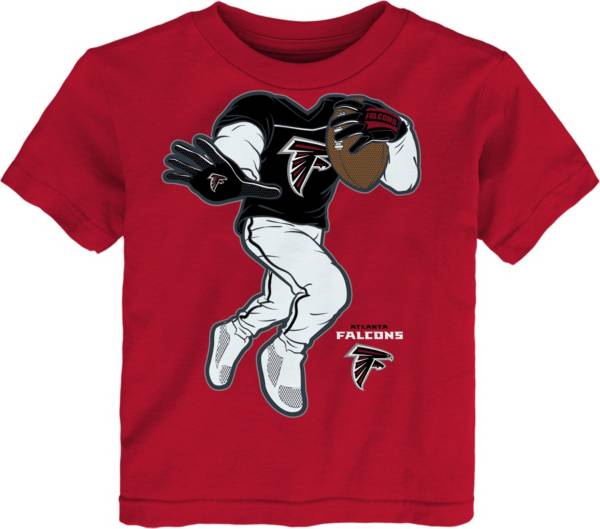 NFL Team Apparel Toddler Atlanta Falcons Stiff Arm Red T-Shirt product image