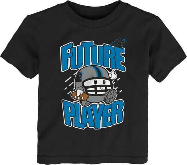 NFL Team Apparel Toddler Carolina Panthers Poki Player Black T-Shirt product image