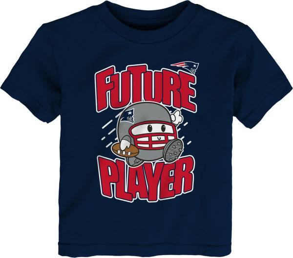 NFL Team Apparel Toddler New England Patriots Poki Player Navy T-Shirt product image